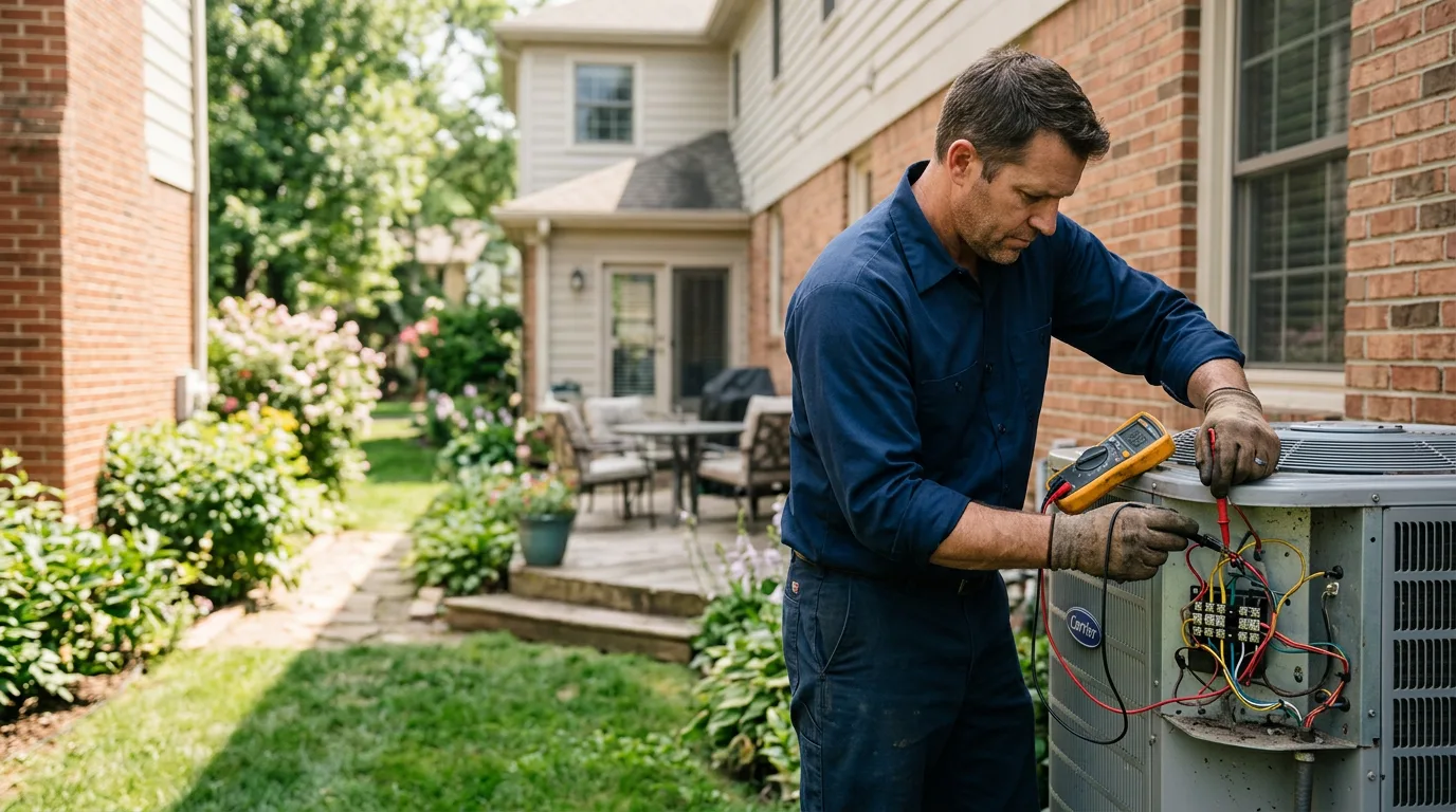 HVAC technician working near Cicero, IL